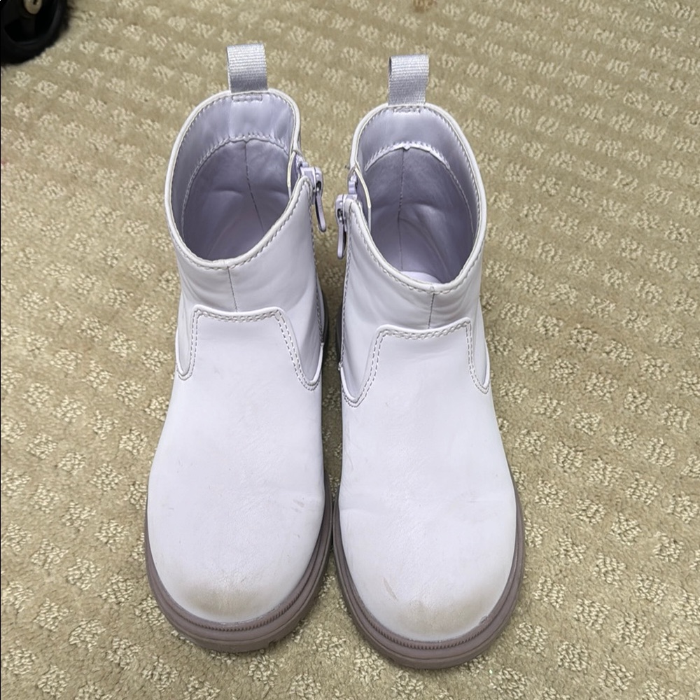 Cat & Jack Purple Booties Size 12